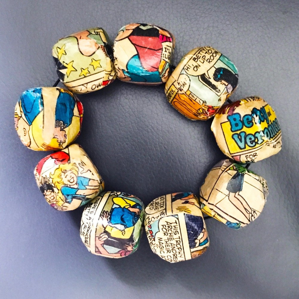 Handmade Decoupage Archie Comics Bracelet- One of a Kind